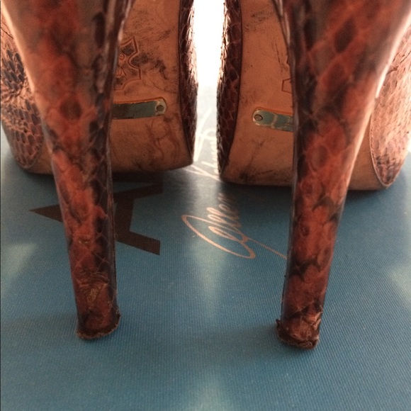 Allen B Schwartz brown slingback heels size 6 - Picture 7 of 7